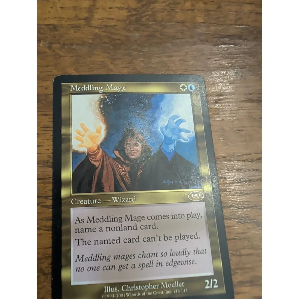 MTG Magic the Gathering Meddling Mage (116/146) Planeshift MP